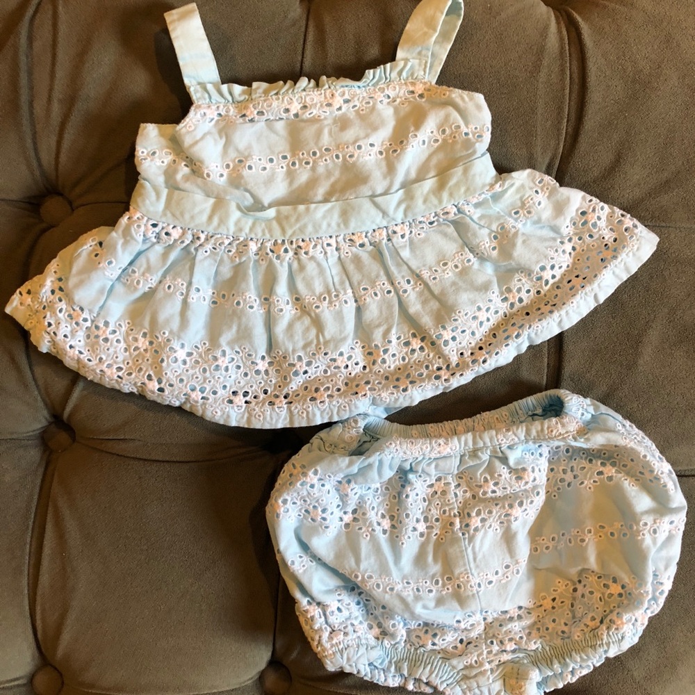Janie and Jack Eyelet Outfit